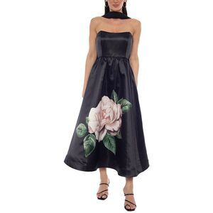 Oleg Cassini Womens  Midi Dress